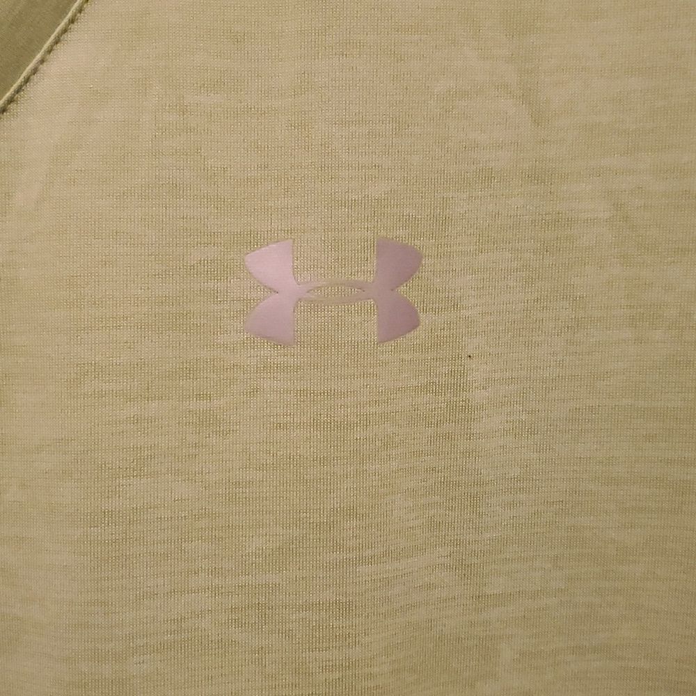 Under Armour 1X moisture wicking short sleeve t shirt neon green NWOT - Picture 2 of 4